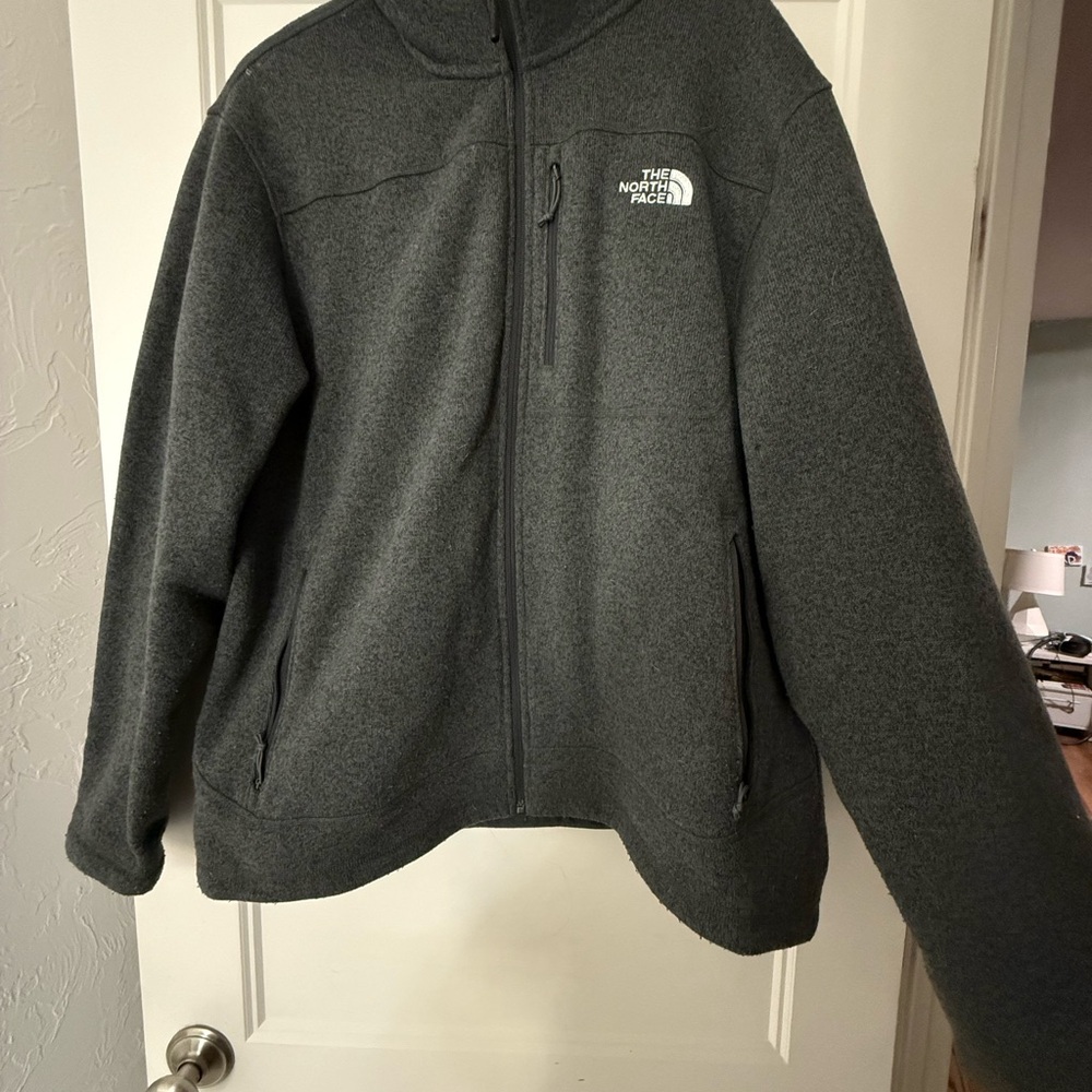 The North Face Gray Full-Zip Jacket Men’s XL